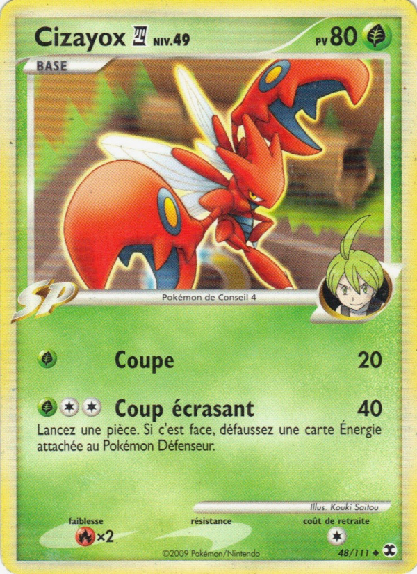 Cizayox  Niv. 49 48 — Rivaux Émergeants (French Pokémon TCG card)