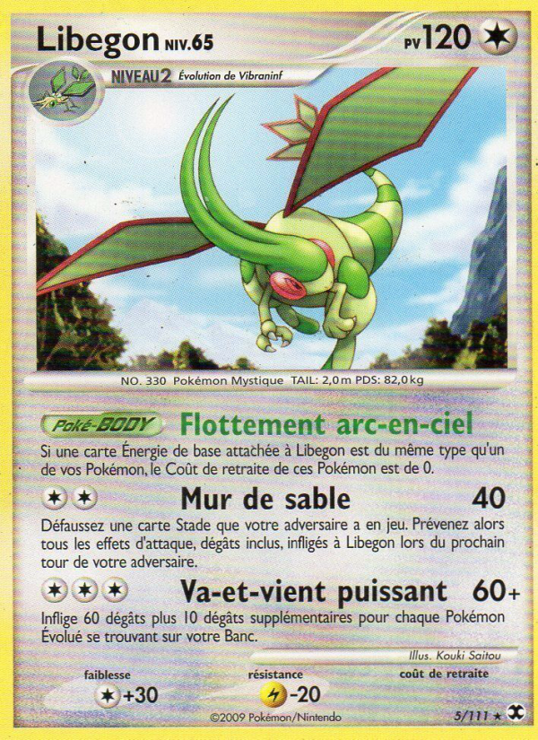 Flygon Niv. 65 5 — Rivaux Émergeants (French Pokémon TCG card)