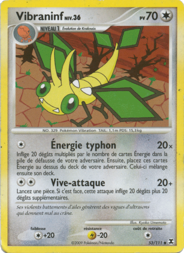 Vibraninf Niv. 36 53 — Rivaux Émergeants (French Pokémon TCG card)