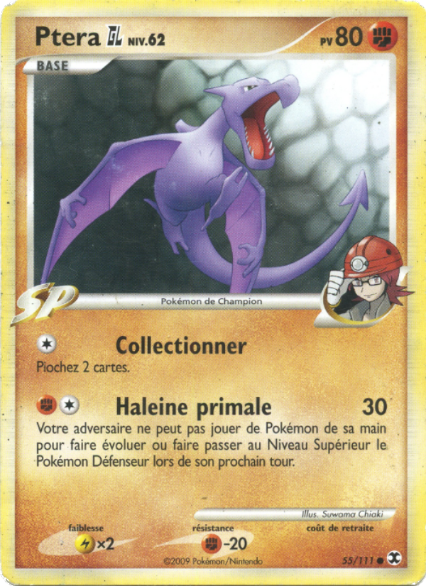 Ptera  Niv. 62 55 — Rivaux Émergeants (French Pokémon TCG card)