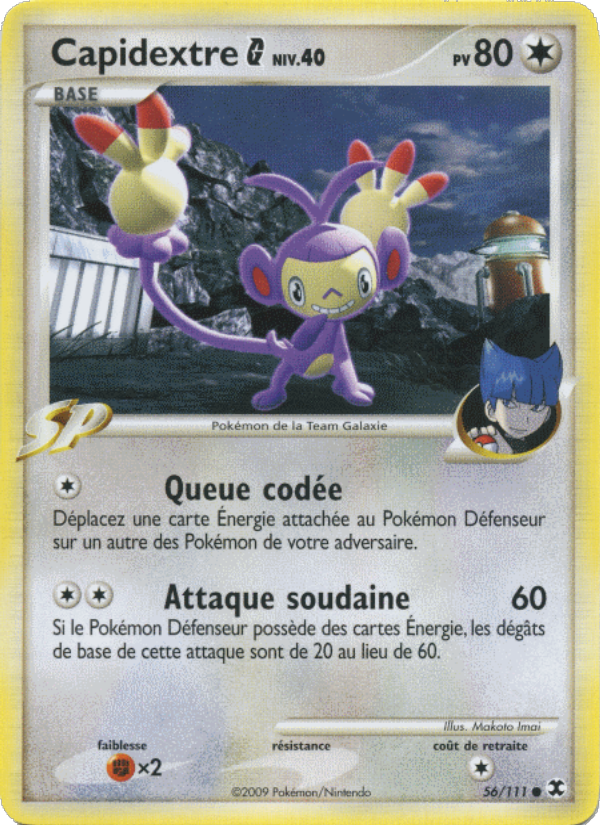Capidextre  Niv. 40 56 — Rivaux Émergeants (French Pokémon TCG card)