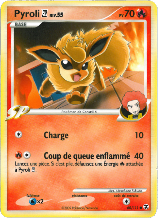 Pyroli  Niv. 55 60 — Rivaux Émergeants (French Pokémon TCG card)