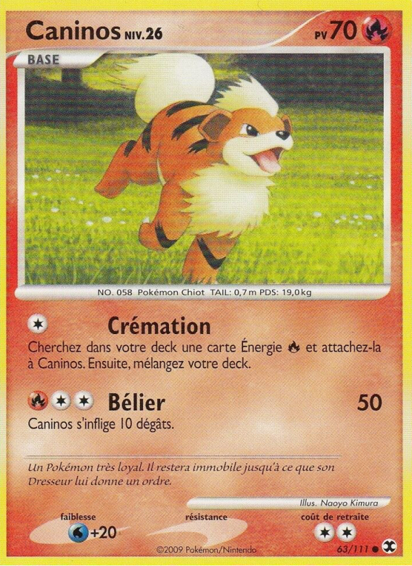 Caninos Niv. 26 63 — Rivaux Émergeants (French Pokémon TCG card)