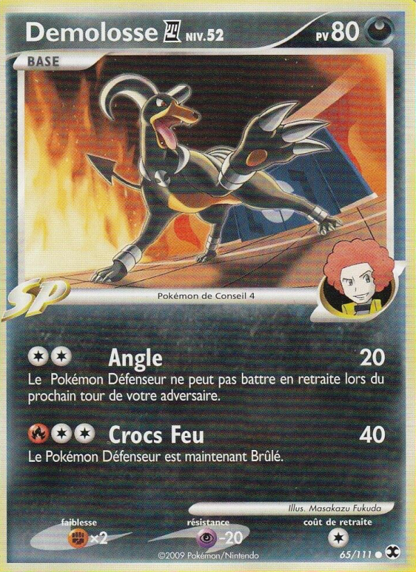 Demolosse  Niv. 52 65 — Rivaux Émergeants (French Pokémon TCG card)