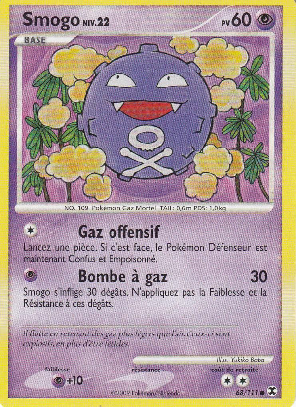 Smogo Niv. 22 68 — Rivaux Émergeants (French Pokémon TCG card)