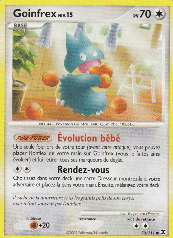 Goinfrex Niv. 15 70 — Rivaux Émergeants (French Pokémon TCG card)