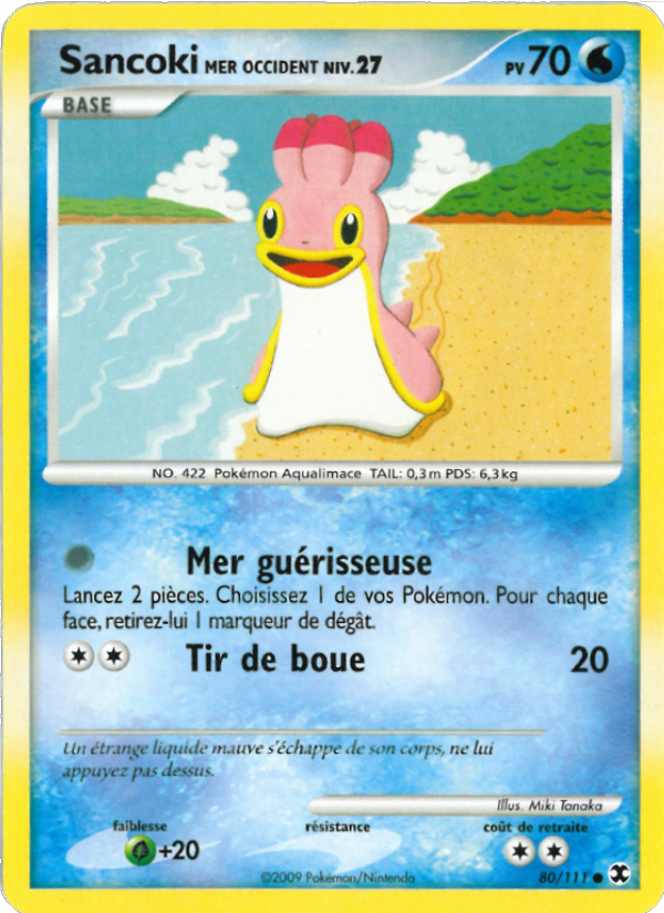 Sancoki Mer Occident Niv. 27 80 — Rivaux Émergeants (French Pokémon TCG card)