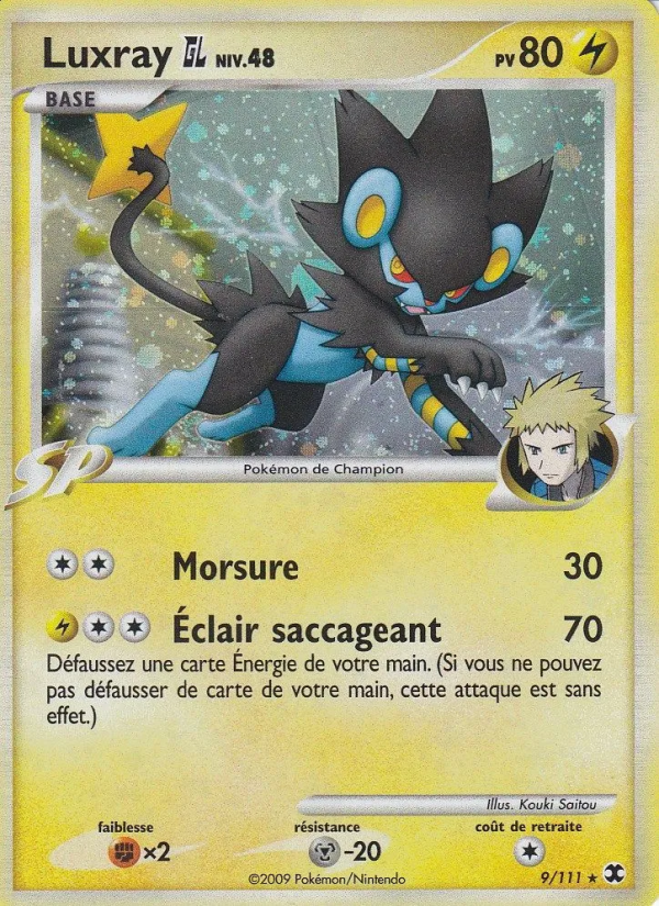 Luxray  Niv. 48 9 — Rivaux Émergeants (French Pokémon TCG card)