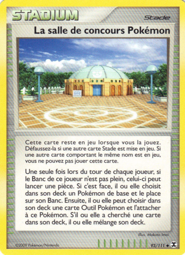 La salle de concours Pokémon 93 — Rivaux Émergeants (French Pokémon TCG card)
