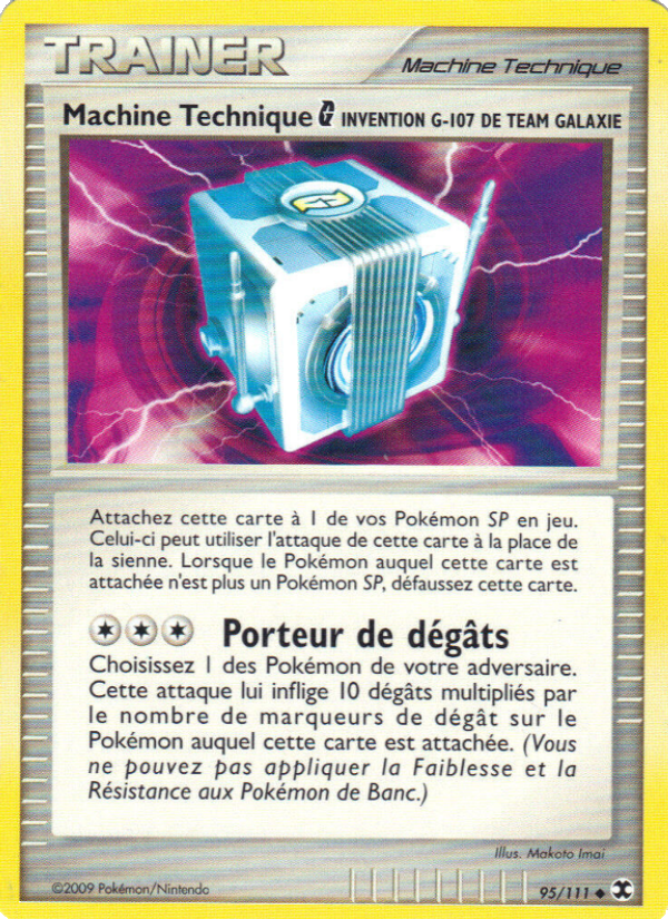 Machine Technique  Invention G-107 de Team Galaxie 95 — Rivaux Émergeants (French Pokémon TCG card)