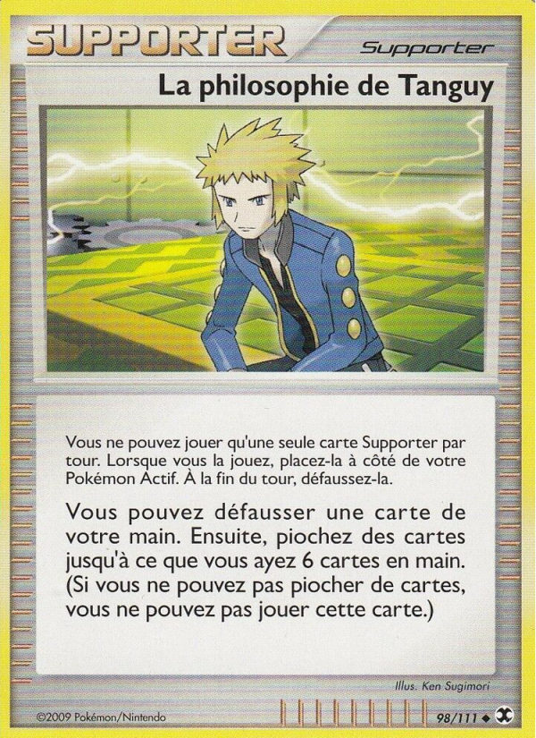 La Philosophie de Tanguy 98 — Rivaux Émergeants (French Pokémon TCG card)