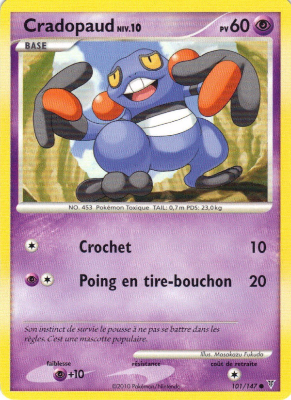 Cradopaud 101 — Vainqueurs Suprêmes (French Pokémon TCG card)