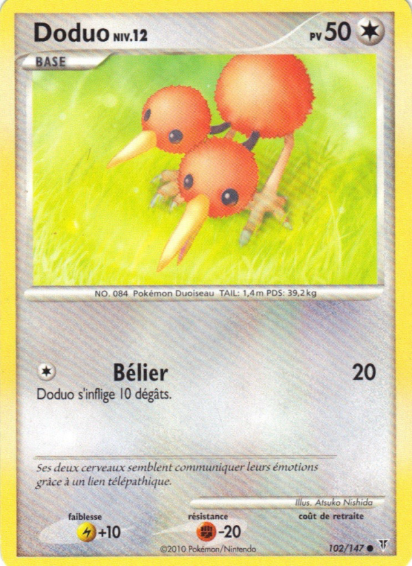 Doduo 102 — Vainqueurs Suprêmes (French Pokémon TCG card)