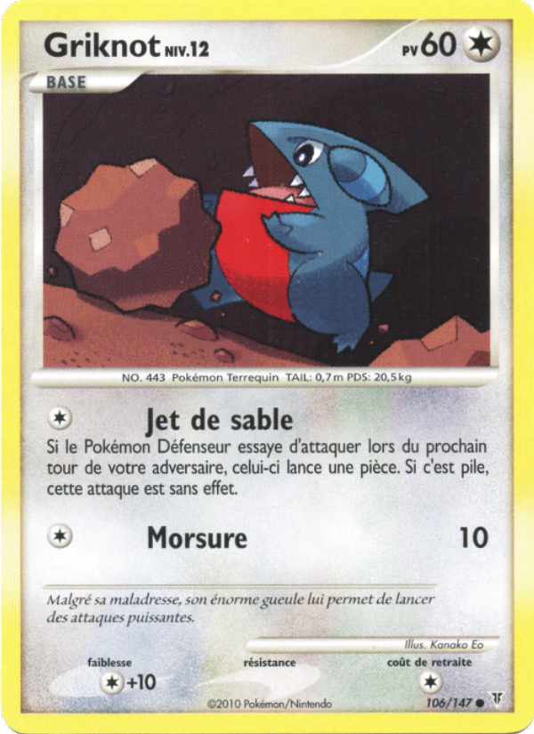 Griknot 106 — Vainqueurs Suprêmes (French Pokémon TCG card)