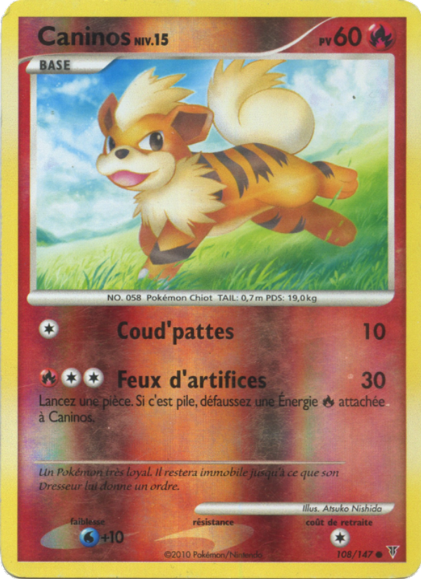 Caninos 108 — Vainqueurs Suprêmes (French Pokémon TCG card)
