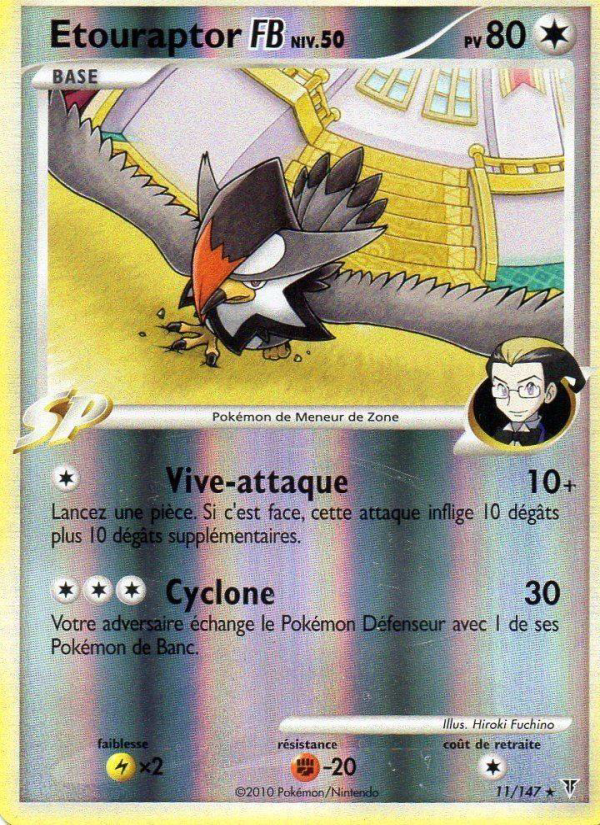 Etouraptor  11 — Vainqueurs Suprêmes (French Pokémon TCG card)