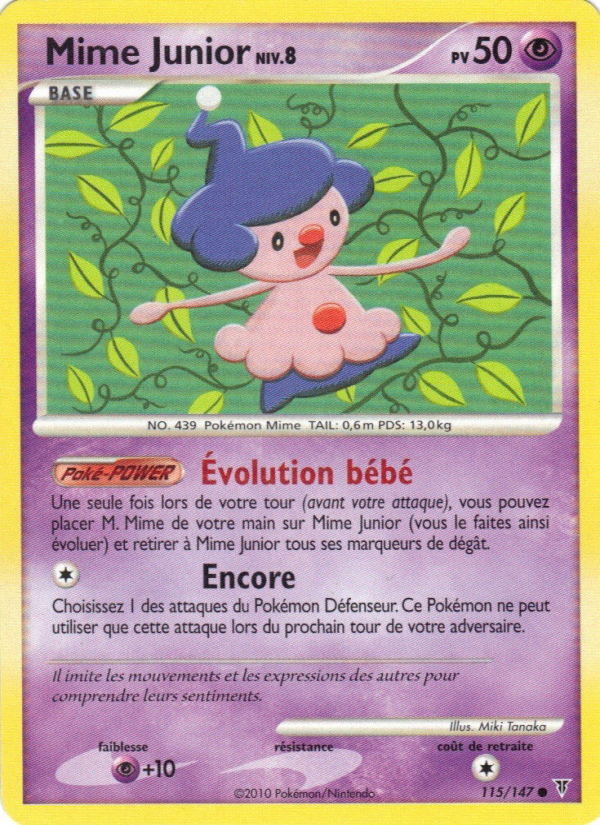 Mime Junior 115 — Vainqueurs Suprêmes (French Pokémon TCG card)