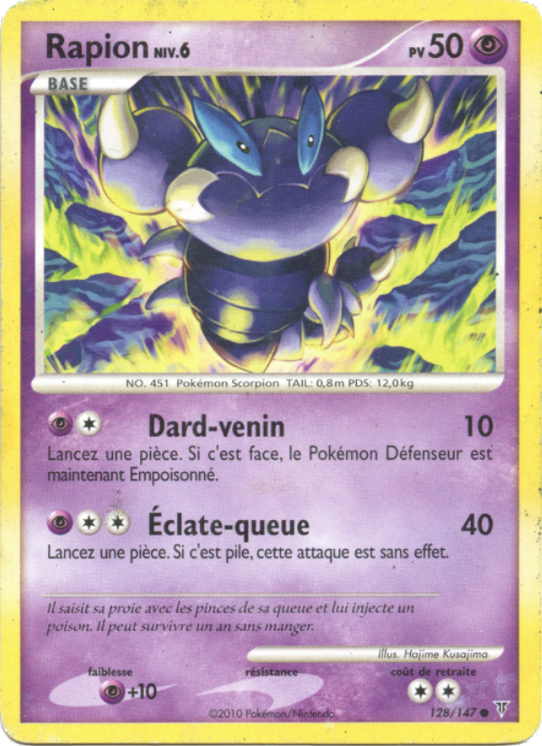 Rapion 128 — Vainqueurs Suprêmes (French Pokémon TCG card)