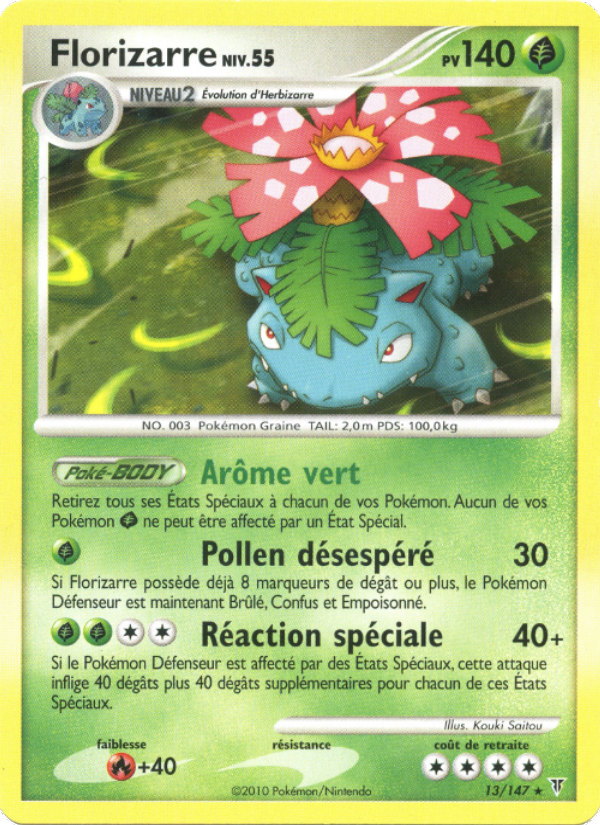 Florizarre 13 — Vainqueurs Suprêmes (French Pokémon TCG card)
