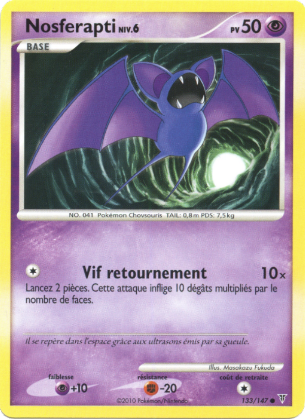 Nosferapti 133 — Vainqueurs Suprêmes (French Pokémon TCG card)
