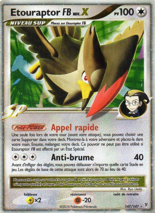 Etouraptor  147 — Vainqueurs Suprêmes (French Pokémon TCG card)