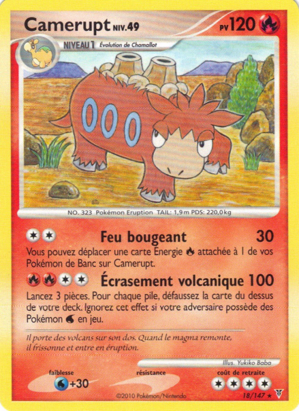 Camerupt 18 — Vainqueurs Suprêmes (French Pokémon TCG card)