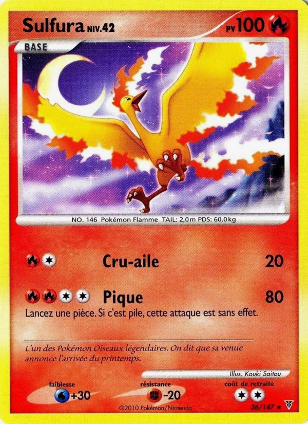 Sulfura 36 — Vainqueurs Suprêmes (French Pokémon TCG card)