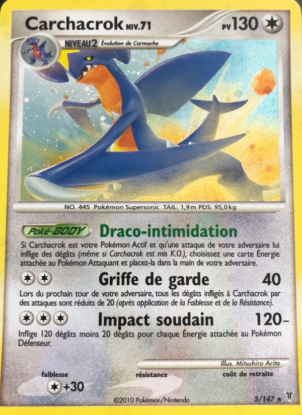 Carchacrok 5 — Vainqueurs Suprêmes (French Pokémon TCG card)