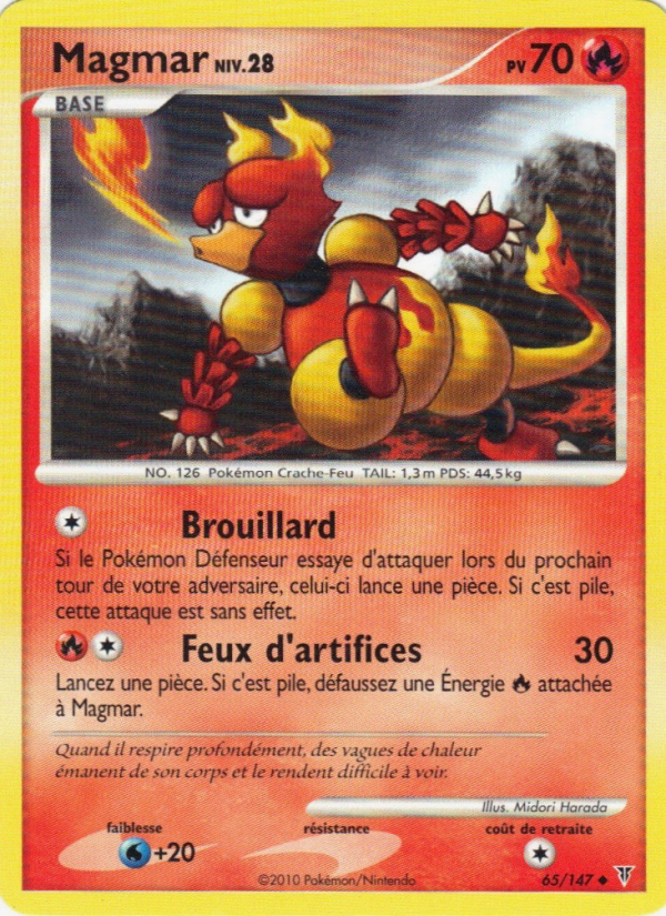 Magmar 65 — Vainqueurs Suprêmes (French Pokémon TCG card)