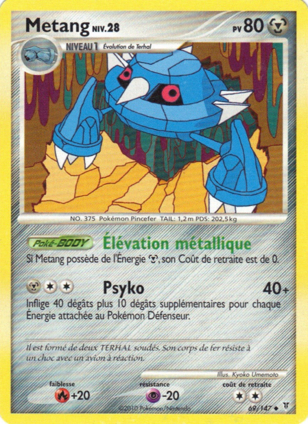 Metang 69 — Vainqueurs Suprêmes (French Pokémon TCG card)