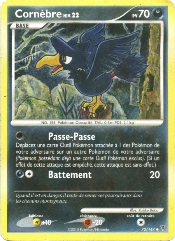 Cornèbre 72 — Vainqueurs Suprêmes (French Pokémon TCG card)