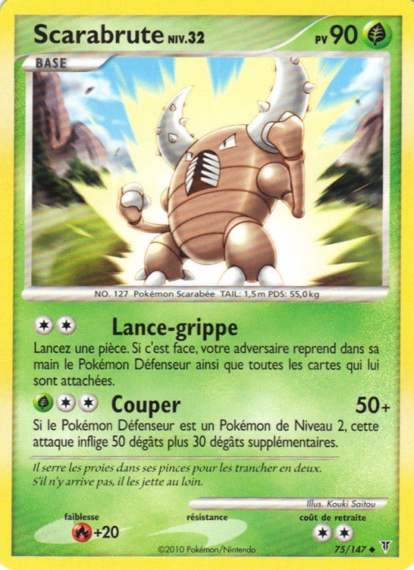 Scarabrute 75 — Vainqueurs Suprêmes (French Pokémon TCG card)
