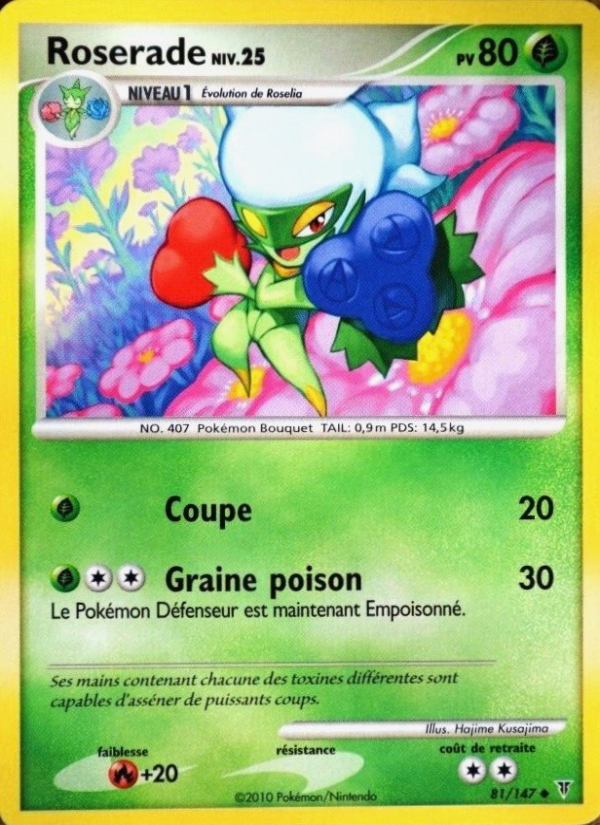 Roserade 81 — Vainqueurs Suprêmes (French Pokémon TCG card)