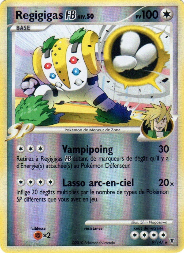 Regigigas  9 — Vainqueurs Suprêmes (French Pokémon TCG card)