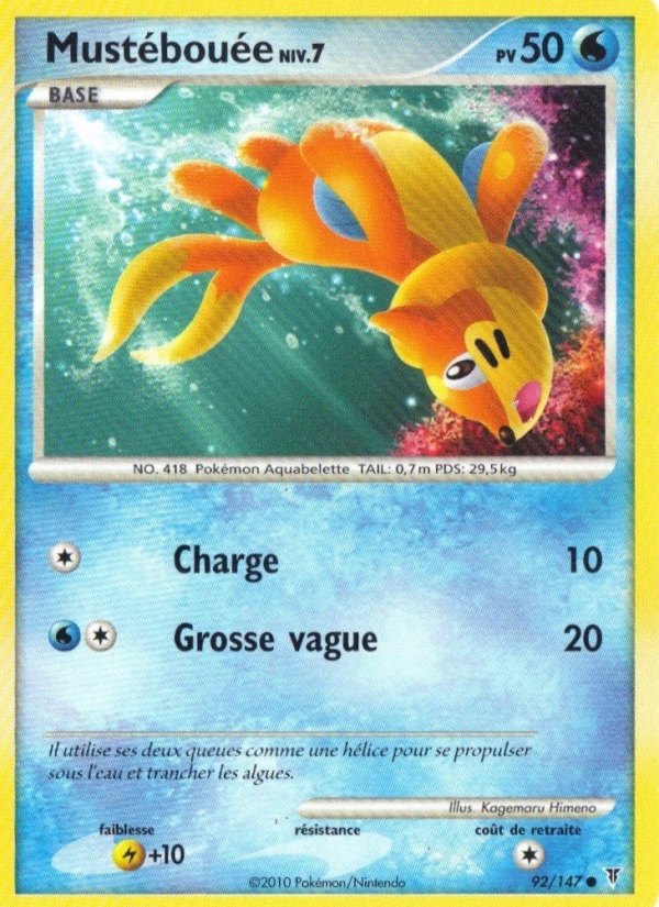 Mustébouée 92 — Vainqueurs Suprêmes (French Pokémon TCG card)