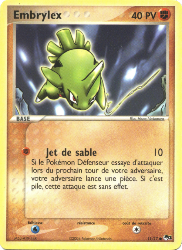 Embrylex 11 — POP Série 1 (French Pokémon TCG card)