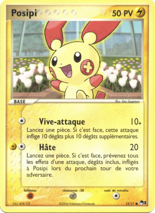 Posipi 13 — POP Série 1 (French Pokémon TCG card)