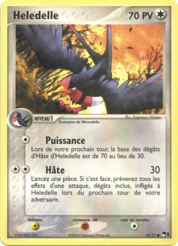 Heledelle 15 — POP Série 1 (French Pokémon TCG card)