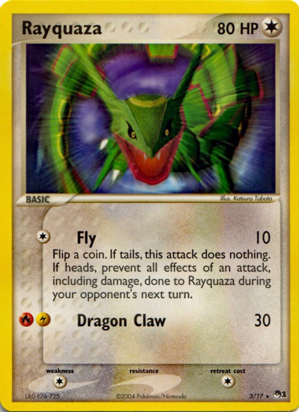 Rayquaza 3 — POP Série 1 (French Pokémon TCG card)