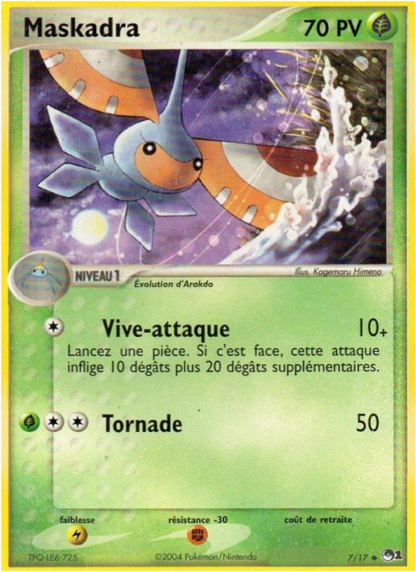 Maskadra 7 — POP Série 1 (French Pokémon TCG card)