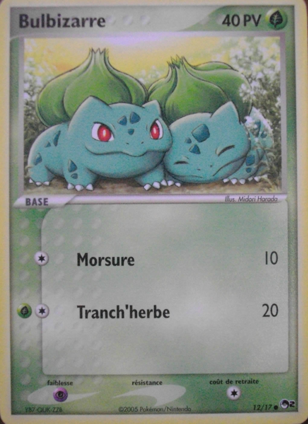 Bulbizarre 12 — POP Série 2 (French Pokémon TCG card)