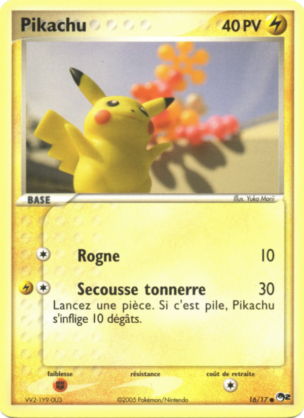 Pikachu 16 — POP Série 2 (French Pokémon TCG card)