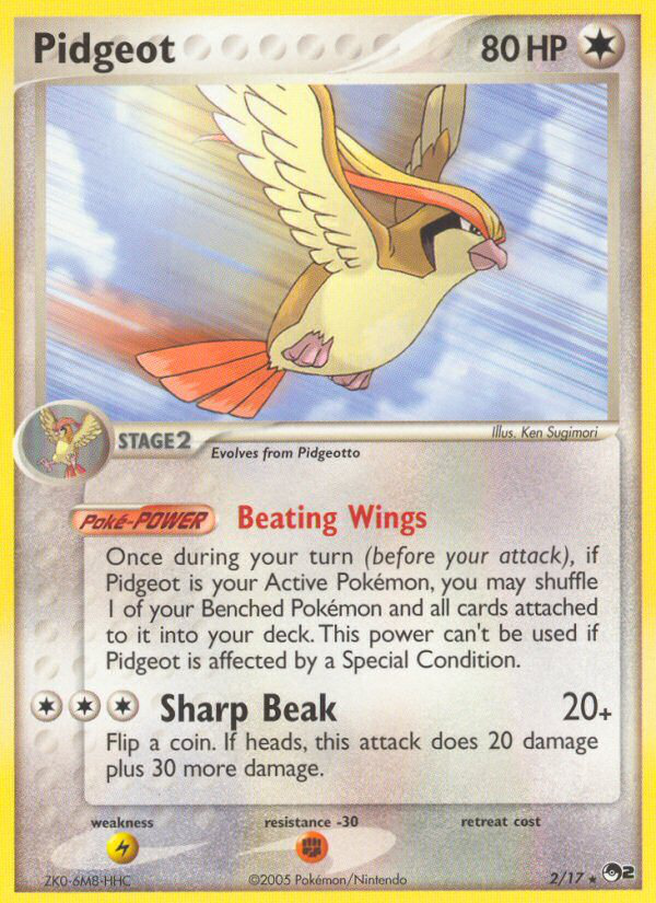 Roucarnage 2 — POP Série 2 (French Pokémon TCG card)