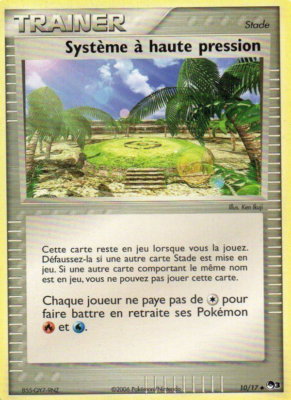 Système à haute pression 10 — POP Série 3 (French Pokémon TCG card)