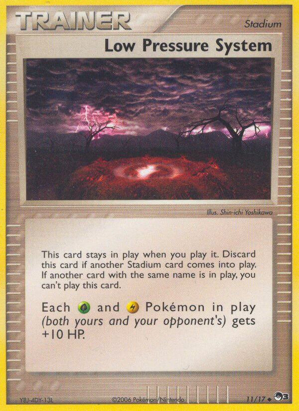 Système à basse pression 11 — POP Série 3 (French Pokémon TCG card)