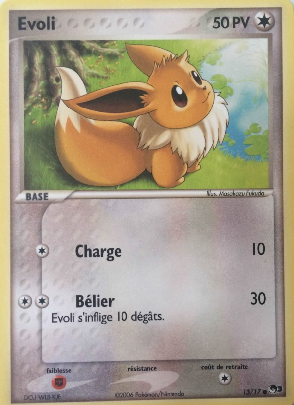 Evoli 13 — POP Série 3 (French Pokémon TCG card)