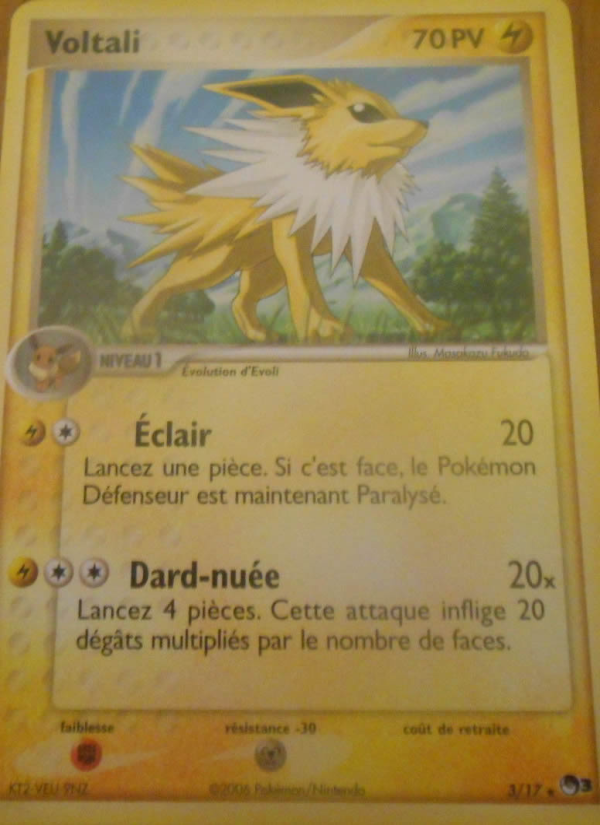 Voltali 3 — POP Série 3 (French Pokémon TCG card)
