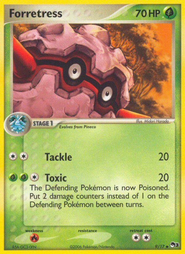 Foretress 9 — POP Série 3 (French Pokémon TCG card)
