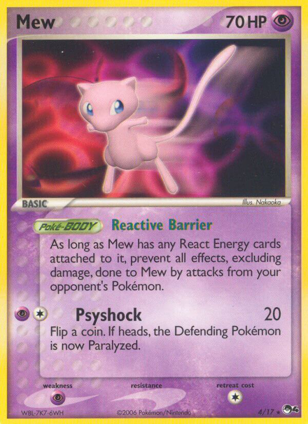 Mew 4 — POP Série 4 (French Pokémon TCG card)