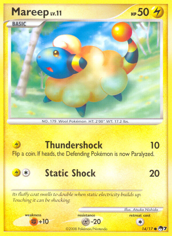 Mareep 14 — POP Série 7 (French Pokémon TCG card)